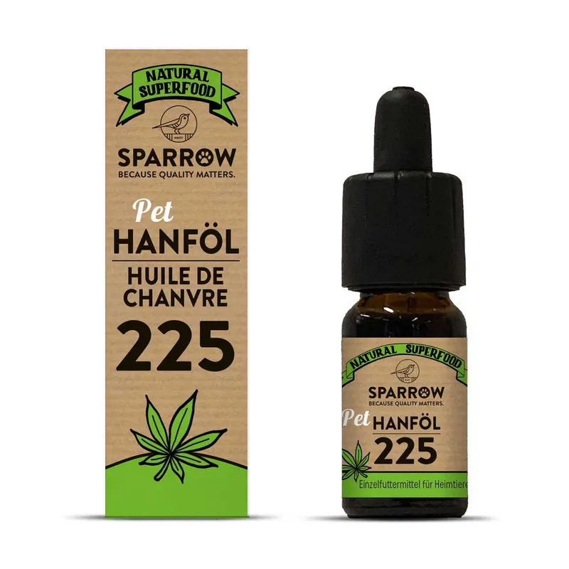 SPARROW Pet Hanföl 225 mit CBD 10 ml Letzte Chance
